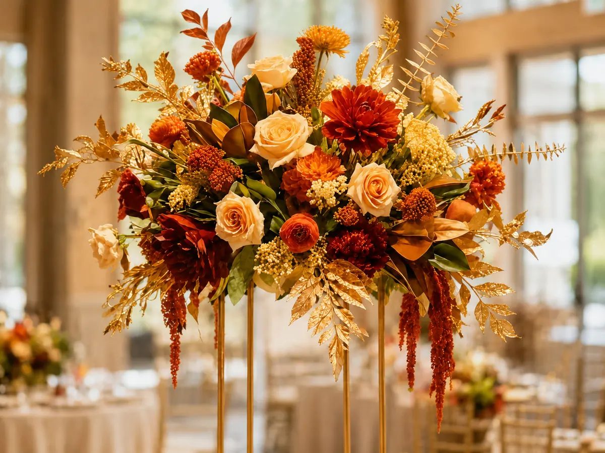 Centro de mesa floral de diseño